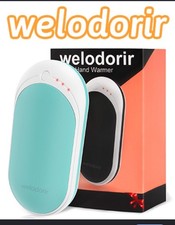 Hand Warmers Rechargeable, 5200 mAh Electric Portable Reusable USB Pocket Power
