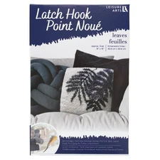 Leisure Arts Latch Hook Kit Leaves, 16", Latch Hook Kit