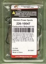 NEW GENUINE ALL BALLS 226-10047 CARBURETOR REBUILD KIT COMPLETE