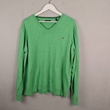 GANT Jumper Mens 3XL Green Long Sleeve Cotton Casual Crew Neck