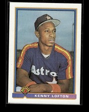1991 Bowman #565 - Kenny Lofton - Houston Astros Baseball Rookie Card RC. rookie card picture