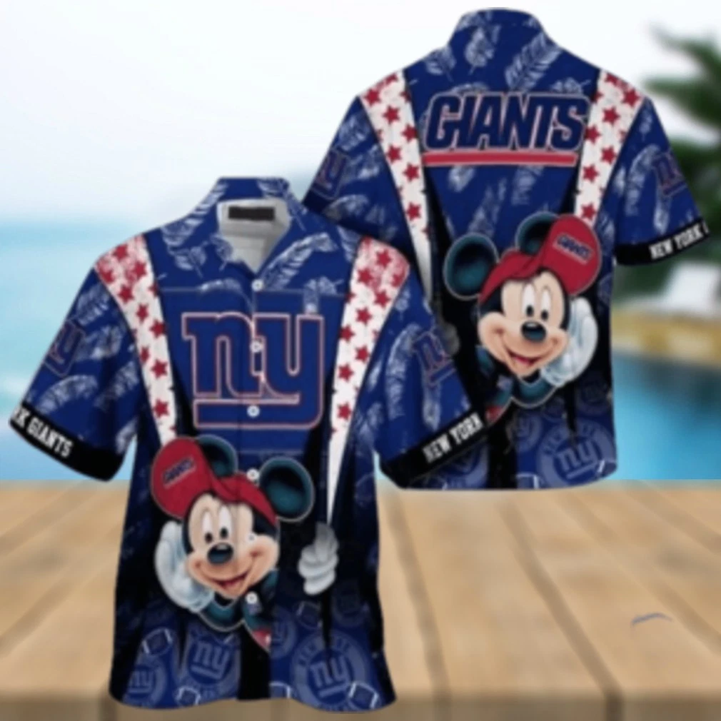 New York Football Mickey Mouse Hawaii Shirt