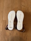 Bed|Stu Brisa Women’s Woven Leather Platform Sandals Brown Size 9.5 — photo 4