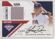 2020 Panini USA Baseball Stars & Stripes Signatures 274/399 Lucas Dunn Auto 0cv