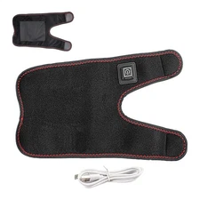 Cordless Heated Vibration Massage Knee Brace for Knee/Elbow/Shoulder Pain Relief