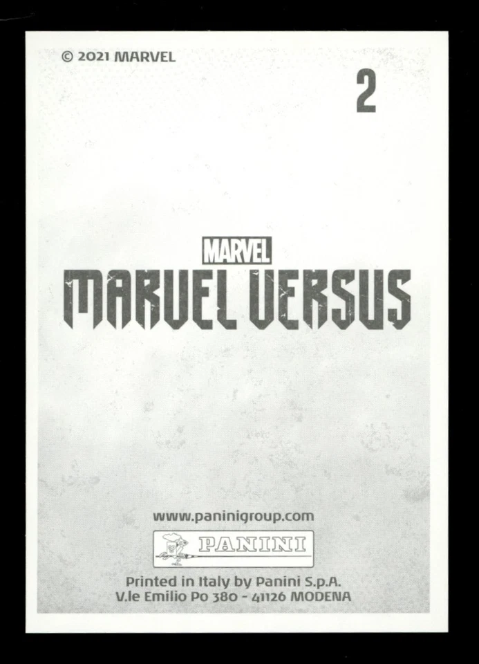 HEROES vs VILLAINS 2021 Marvel Versus Four Sticker Puzzle #2-5 *Qty - Image 2 of 4