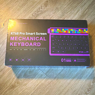 MACHENIKE KT68 Pro Mechanical Keyboard Smart Screen USB Wired Black QWERTY