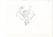 Great Mouse Detective Fidget Walt Disney Production Animation Drawing 1986 A141