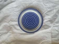 Thomas Porzellan Kuchenteller Scandic ,Blau/Weiß ,19,5cm ,nie Gebraucht ,Neuw.