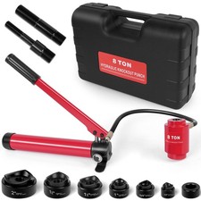 Hydraulic Knockout Punch Set (1/2" to 2") - Electrical Conduit & Metal Sheet ...