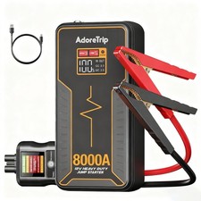 8000amp Car Jump Starter Booster Jumper Box Power Bank Battery Charger Portable