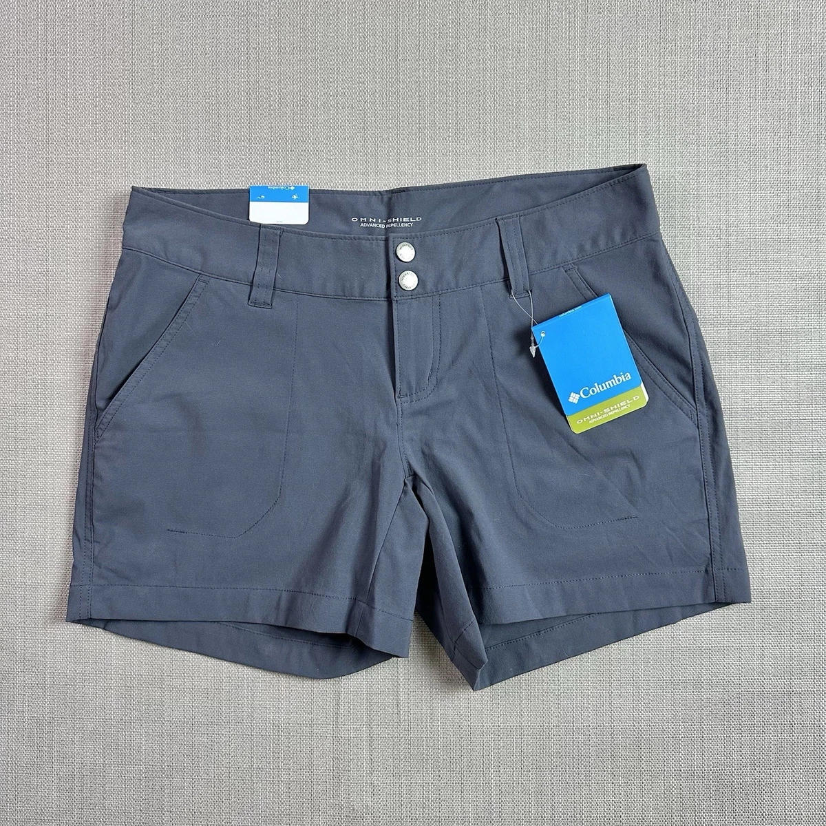 Short Columbia Pour Femme Taille 2X – Gris Nylon Extérieur, Randonnée Et Gorpcore