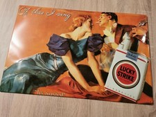 Lucky Strike Blechschild 40x60, gebraucht, selten