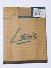 LEO'S Dance Wear Adults Supplex Footless Tights Size C/D PERFORMANCE TAN NIP