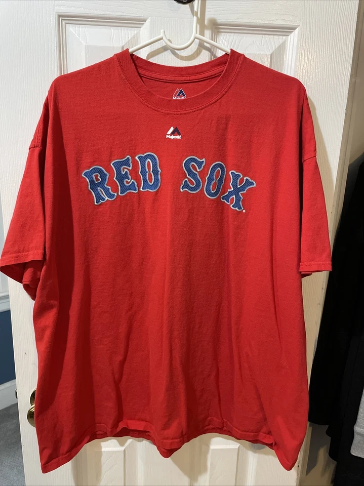 Camisa roja para hombre David Price Boston Red Sox Majestic talla 2XL Foto 2 de 2
