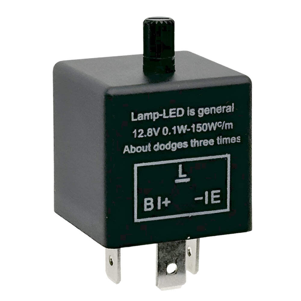 3 Pin Adjustable Flash Rate Flasher Indicator LED Relay