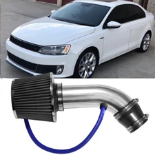 3" Cold Air Intake Filter Induction Pipe Hose Kit For Volkswagen Jetta CC 2.0L