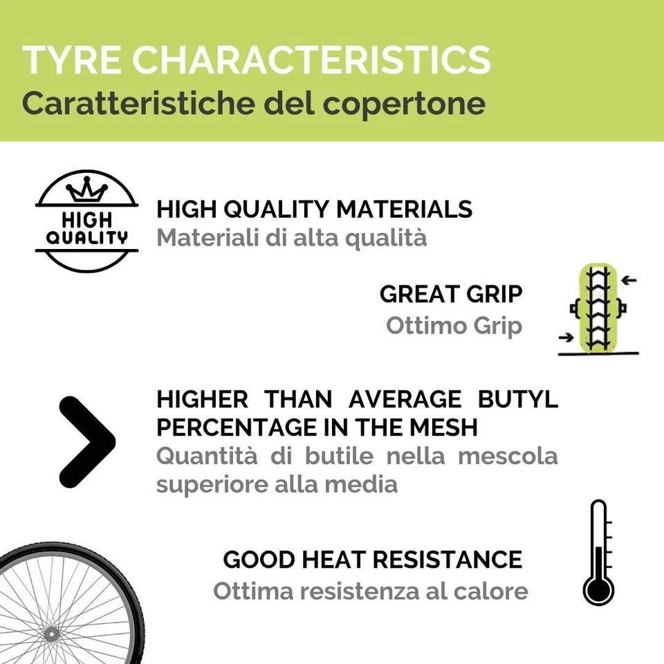 2 PNEUMATICI 2.50 – 4 CON CAMERE D’ARIA COPPIA 2,50 X 4 GOMME 4PR X CARRELLINO - Image 2 of 4