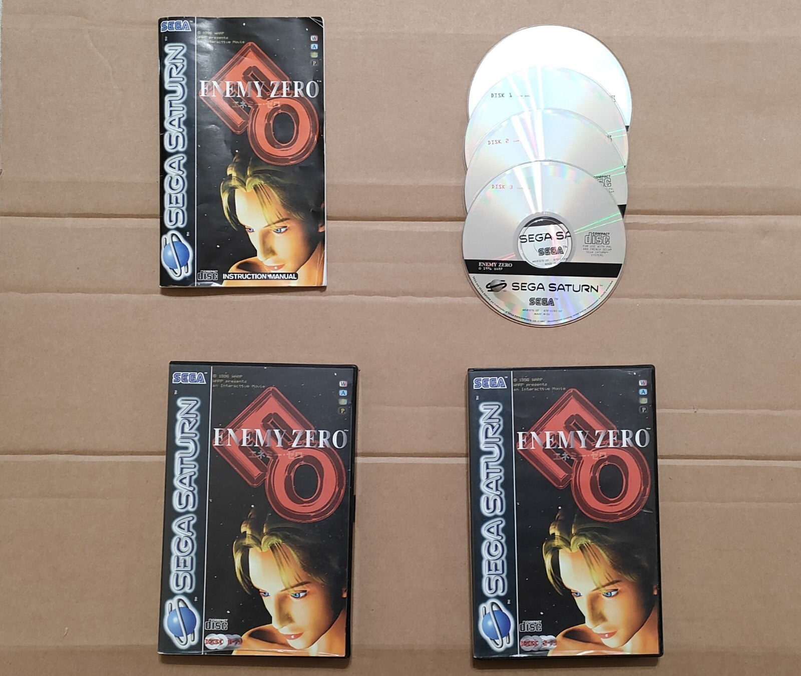 Sega Saturn Enemy Zero PAL Complete - Read Description