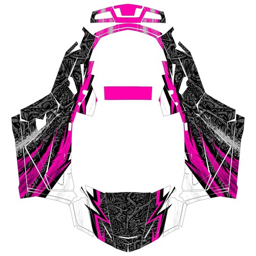 Arctic Cat Wildcat XX 2018 diseño MXVEC 009 kit de gráficos envolturas calcomanía UTV 4x4 - Imagen 9 de 9