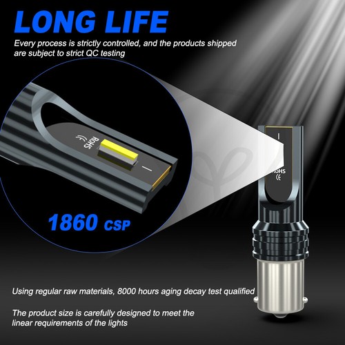 2 SUPER BRIGHT LED bulbs for Cub Cadet LTX1045 LTX1046 LTX1046KW LTX1046M bulb - Picture 3 of 12