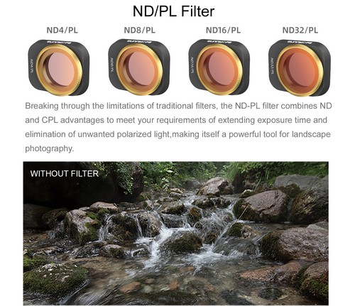 MCUV+CPL+ND4+ND8+ND16+ND32 Filtro de lente multicapa para DJI Mini 3 Pro DE - Imagen 7 de 24