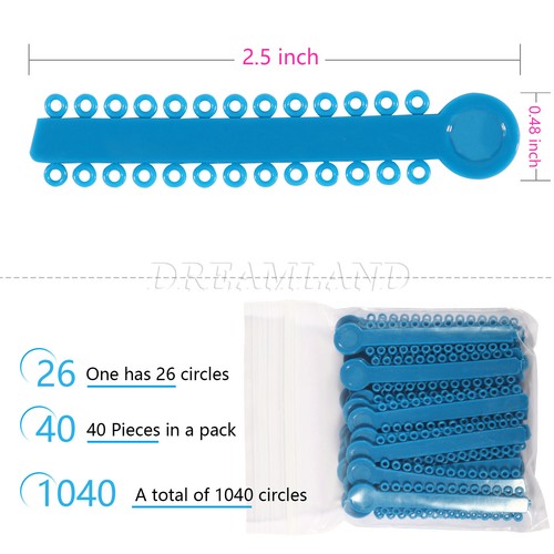 1Pack Dental Orthodontic Ligature Ties Elastic Rubber Bands/10Box Ortho Wax - Picture 4 of 453
