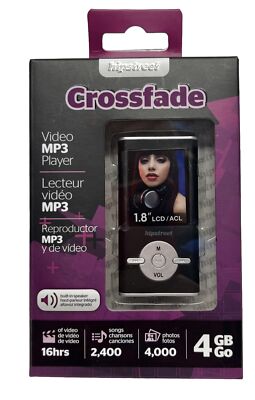 1.8'' hipstreet HS-T29A-4GBMX Crossfade (4 GB) Digital MP3 Player NEW SEALED