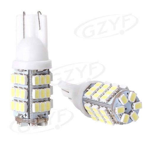 Car LED Backup Reverse Lights Bulbs Lamp Set 12V T10 168 Xenon 6000K White - Picture 2 of 7