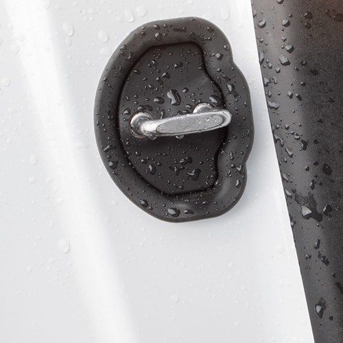 Protector de cerradura de puerta de silicona 4 piezas cubierta amortiguadora para Tesla modelo Y 20-23 - Imagen 12 de 14