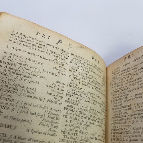Samuel Johnson Dictionary of the English Language Leather 10th Edition 1792 - Picture 18 of 24