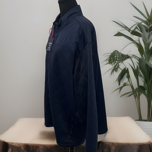Chaqueta Cremieux Para Hombre 3XT Cremallera Completa Acolchada Azul Oscuro $115 - Imagen 10 de 13