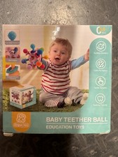 Baby Sensory Teether Teething Ball 360  - Blue