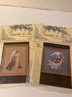 2 Lavender & Lace by M. Leavitt-Imblum Guardian & Spring Angel XStitch Patterns