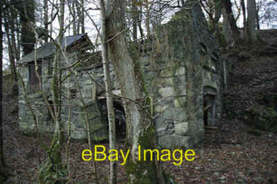 Foto 6x4 Ruine eines Sägewerks. Cefn-ddwysarn Ruine eines Sägewerks. viel von t c2005