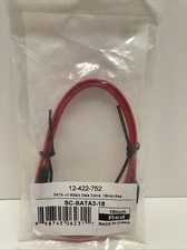Câble de données 18" SATA rouge droit connecteur angle 180 degrés SC-SATA3-18 rouge