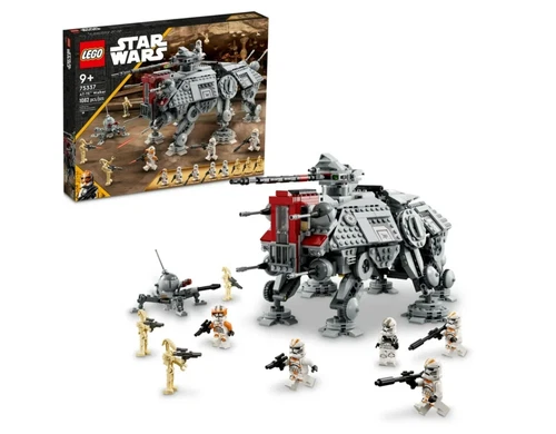 LEGO Star Wars AT-TE Walker 75337 Poseable Toy, Revenge of the Sith Set, Gift fo