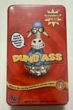 Dumb Ass Card Game Trivia 2016 University Smart Games Brand New Sealed Tin Box