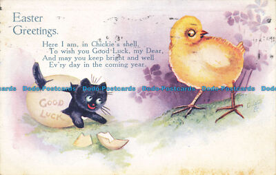 R661607 Ostergrüße. Tuck. Oilette. Nr. E. 972
