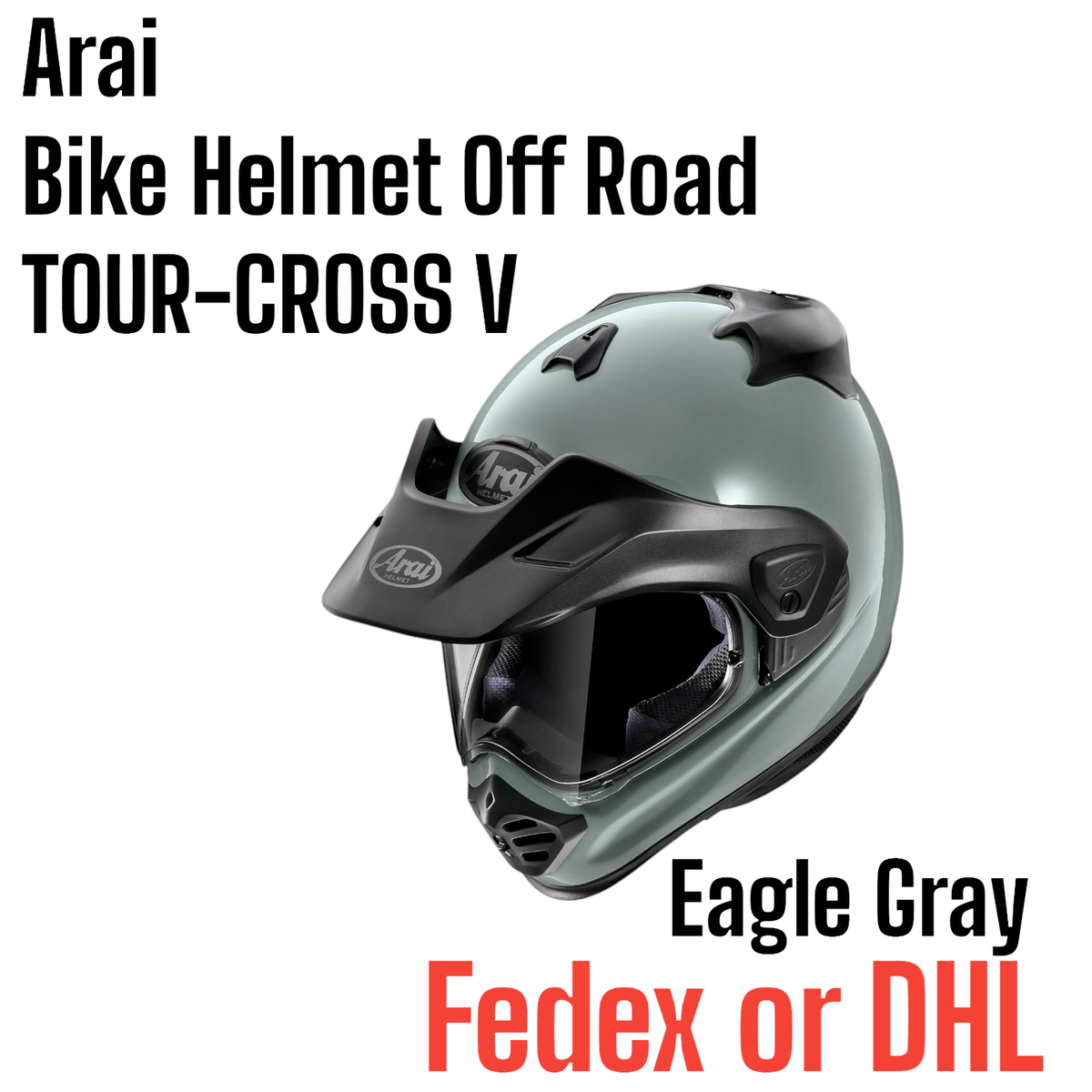 Arai Bike Cycle Helmet Off Road TOUR-CROSS V Eagle Gray