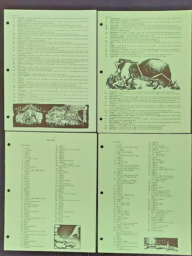 TSR 1977 Monster & Treasure Assortment Set #2 #F-1007, Ultra Rare, D&D - Picture 3 of 4