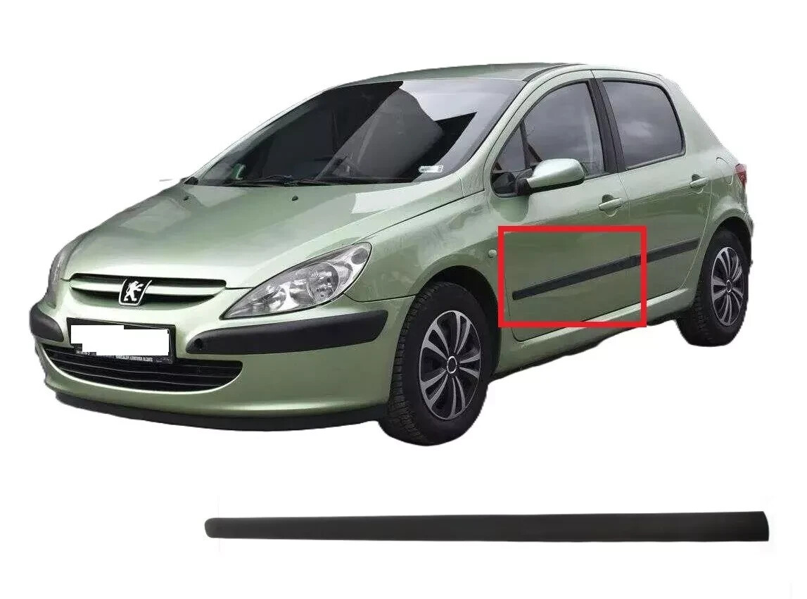 Anti-rayures : baguette de porte gauche Peugeot 307 5D pour protéger la carrosserie