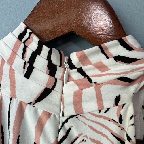 Rachel Rachel Roy Animal Print Maxi Dress Pink Cream Black. Size Small NWT - Picture 10 of 15