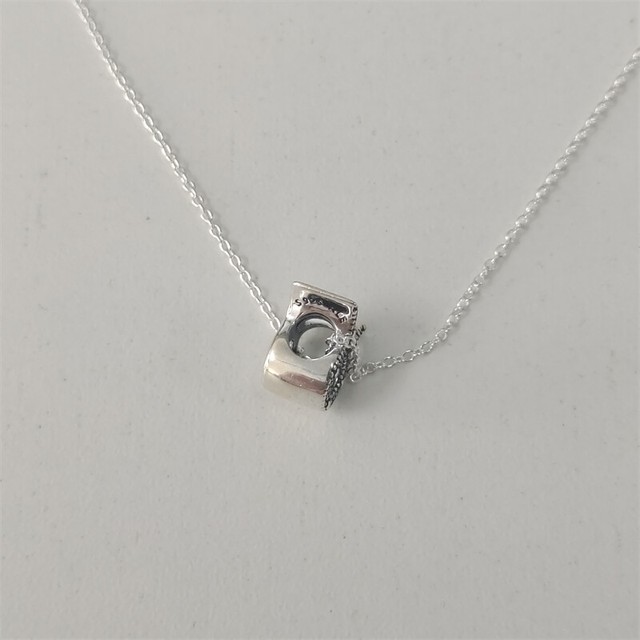 Sparkling Taurus Zodiac Silver Necklace Pandora Sparkling Taurus Zodiac Silver Necklace Pandora