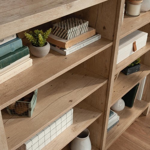 SAUDER Accent Bookcase 47.638" x 55.748" x 14.488" Engineered Wood Prime Oak - Picture 5 of 9