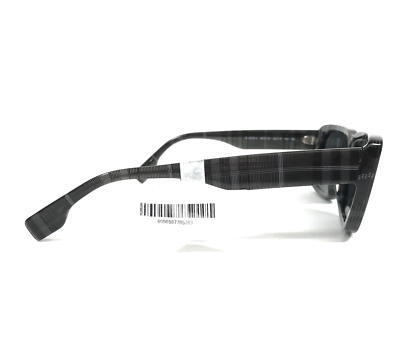 Burberry Sunglasses B4376-U 3804/87 Dark Gray Plaid Asian