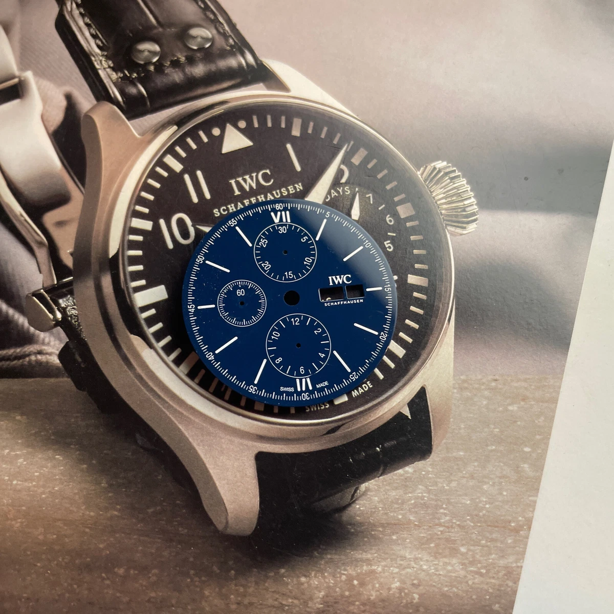 Iwc portofino hotsell chronograph blue