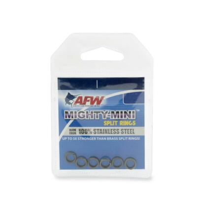 AFW Mighty-Mini Aufspaltringe Für Angeln Terminaltackle
