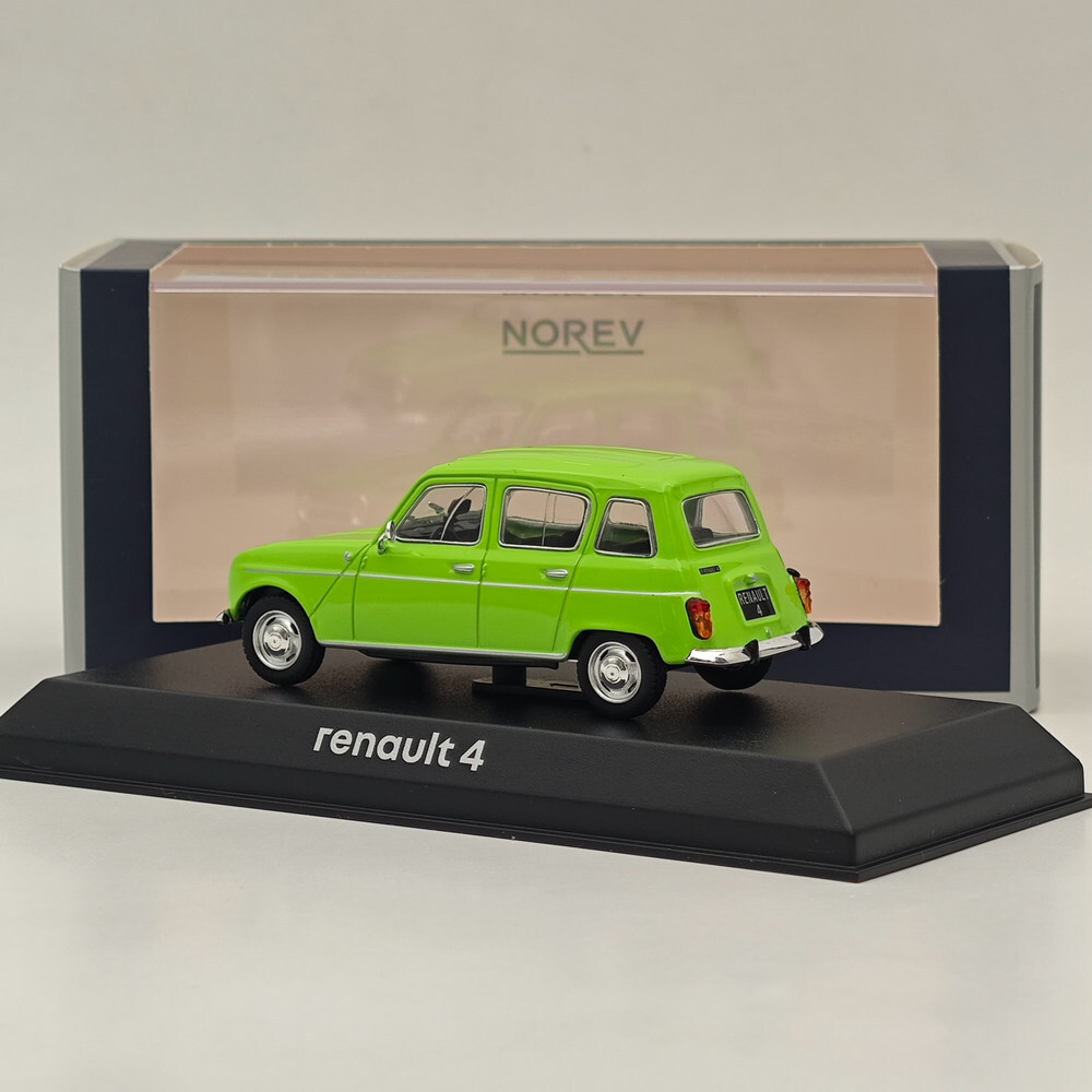 Diecast model cars Renault 4 1/87 Herpa red foncé