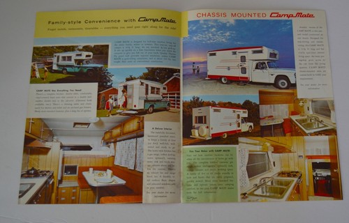 VTG 1967 CampMate Camp Mate Brochure Truck Top Camper - Picture 2 of 3